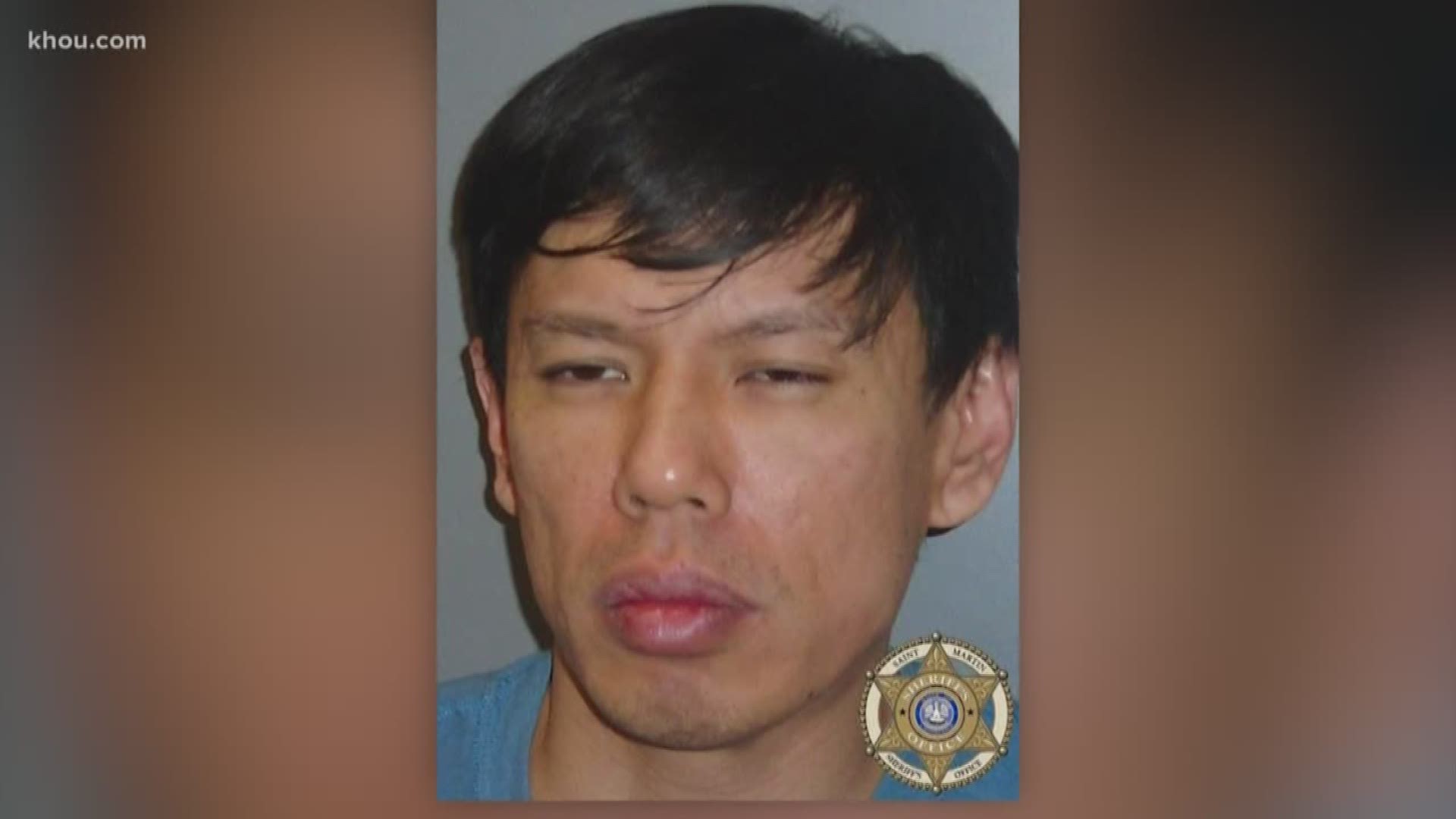 The Richmond man accused of killing his wife and fleeing the state with their two children was arrested overnight in Louisiana, deputies confirm.