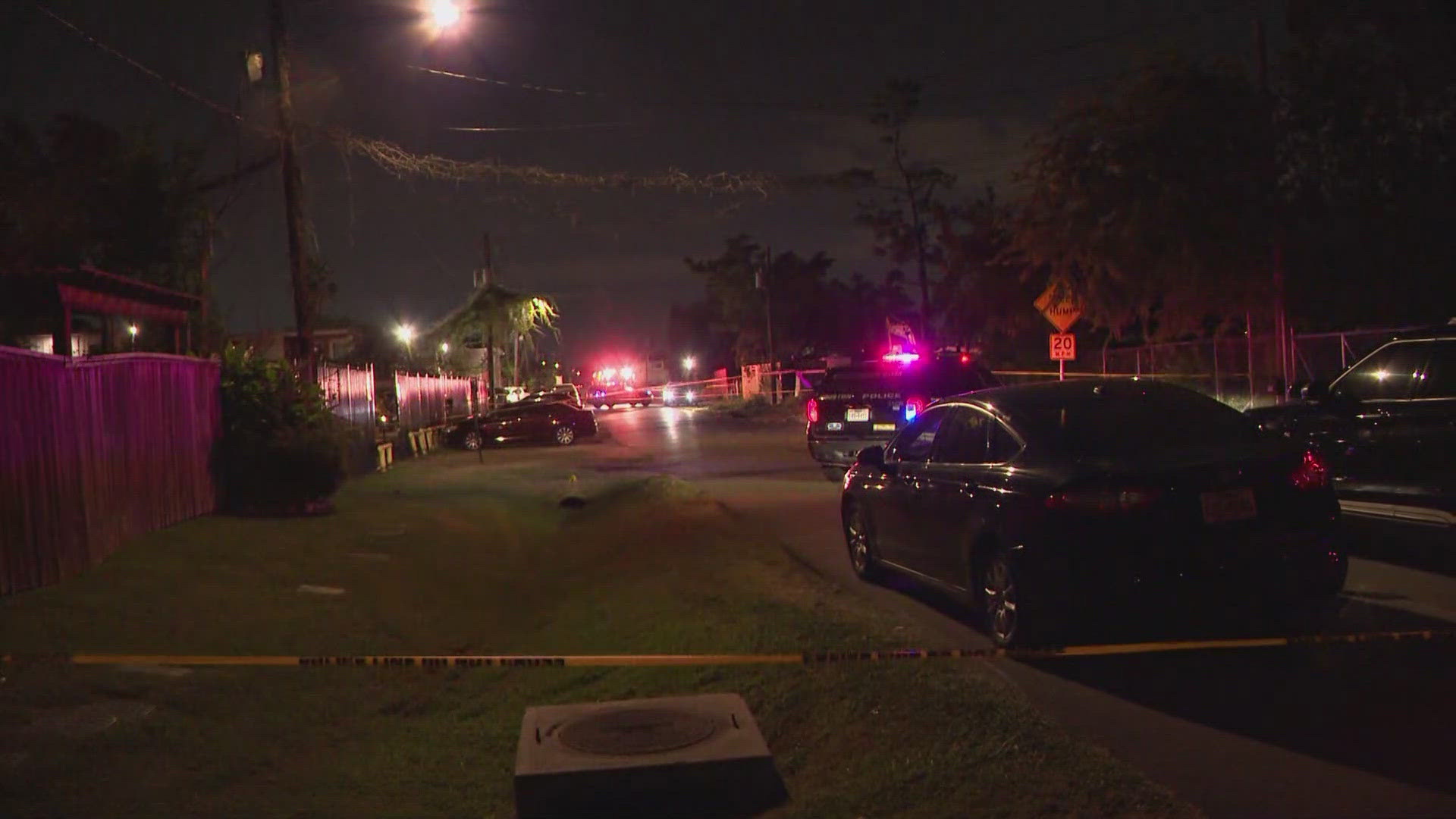 Police say one man died and another was injured after an exchange of gunfire in an apartment complex parking lot.