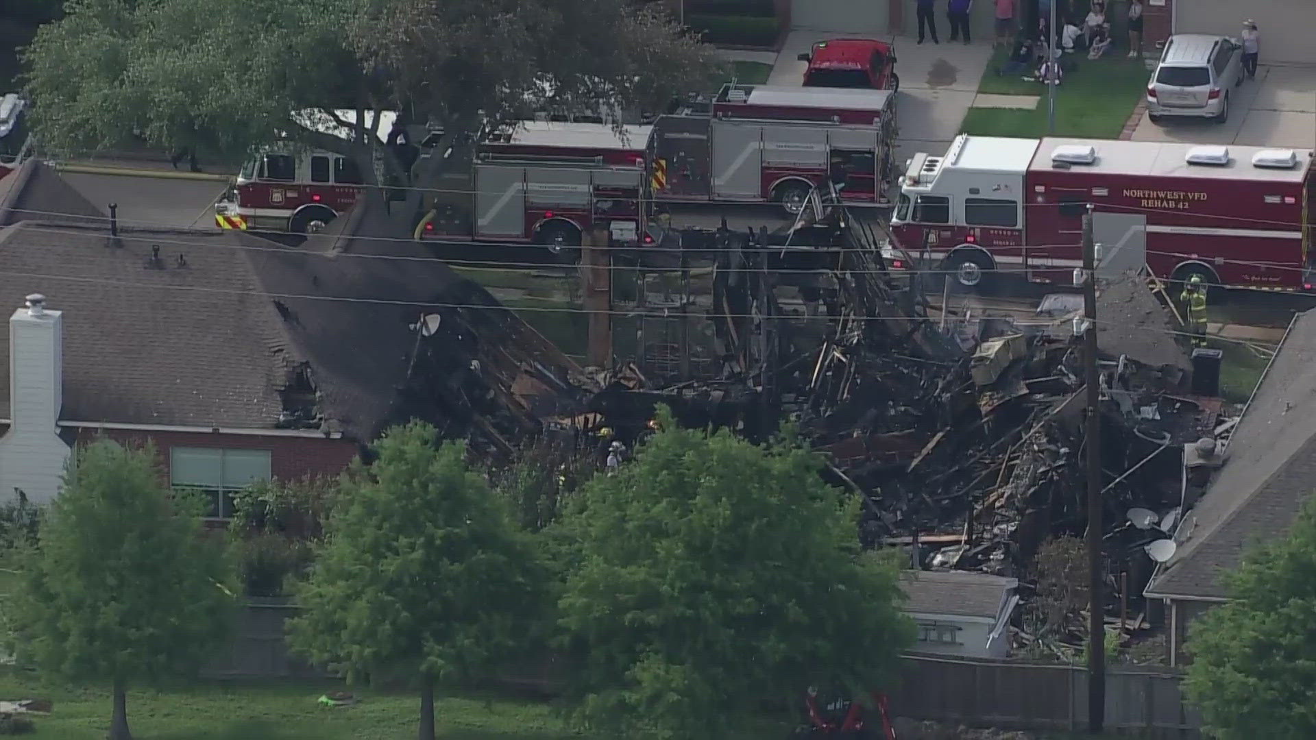 Update: Northwest Harris County home destroyed in fire, one missing ...