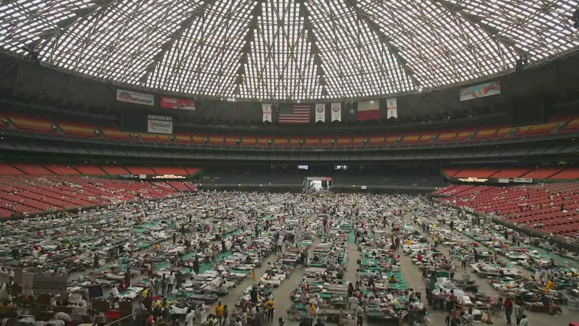 As Hurricane Katrina devastated New Orleans, the Astrodome became more than just a stadium — it became a refuge, a symbol of resilience, and the heart of Houston.