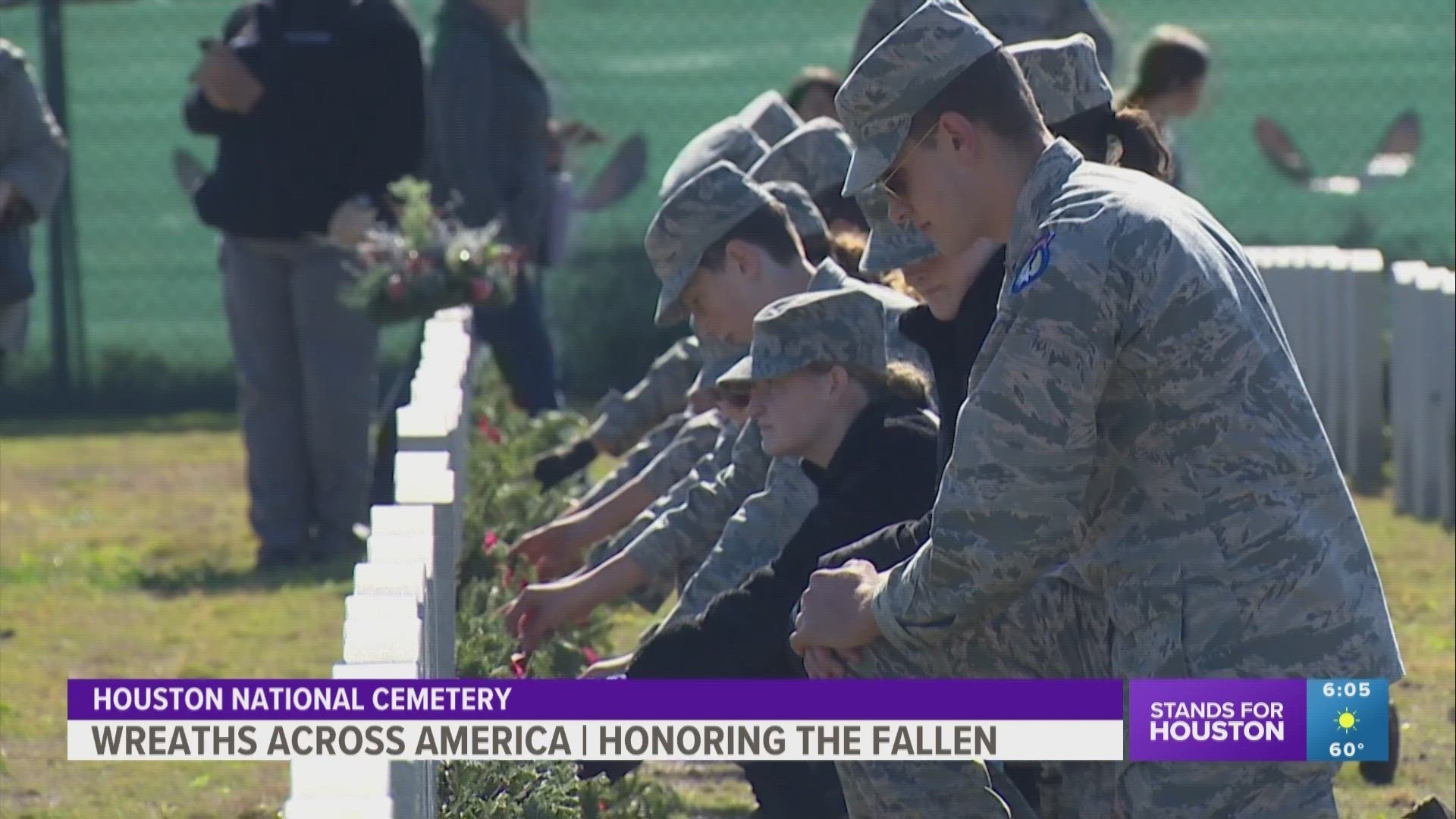 National Wreaths Across America Day became a tradition 16 years ago at Houston National Cemetery.