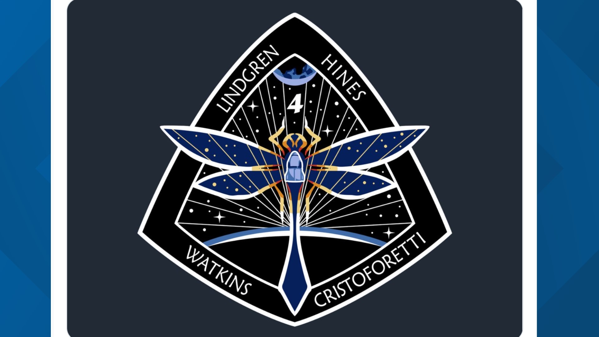 Texas A&M student designs mission patch for NASA SpaceX Crew4