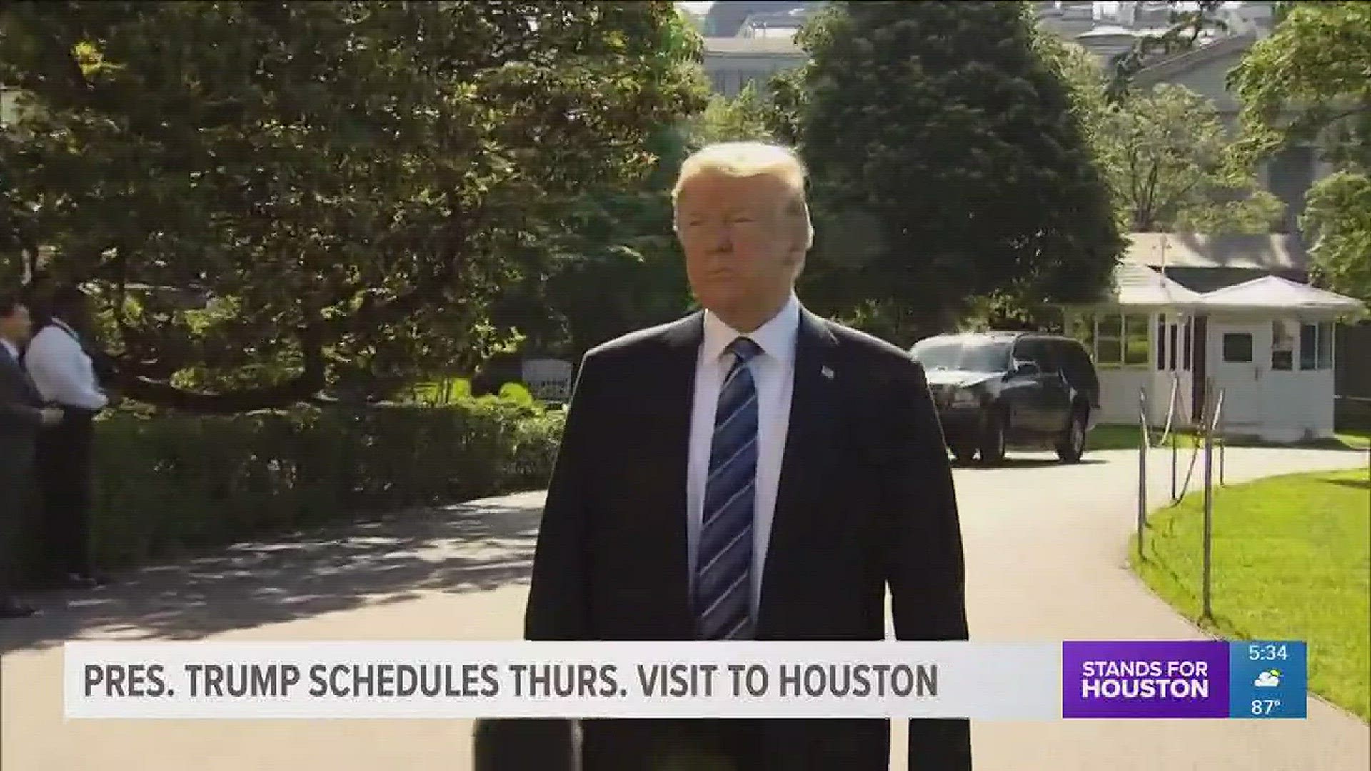 President Trump is scheduled to come to Houston this Thursday. He'll headline a $5,000-a-plate fundraiser for GOP Senate candidates.
