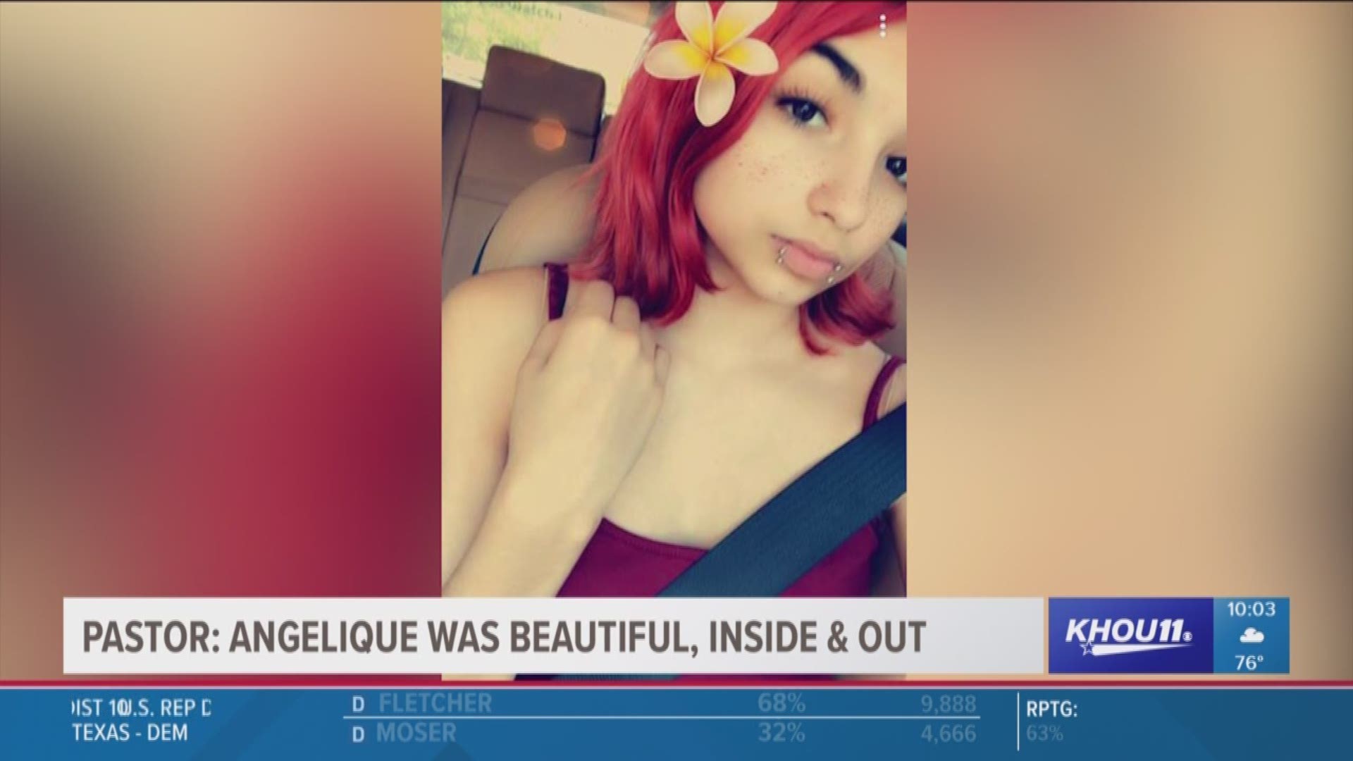 The pastor of Angelique Ramirez, who was one of the students killed in a mass shooting at Santa Fe High School described the girl as beautiful inside and out.