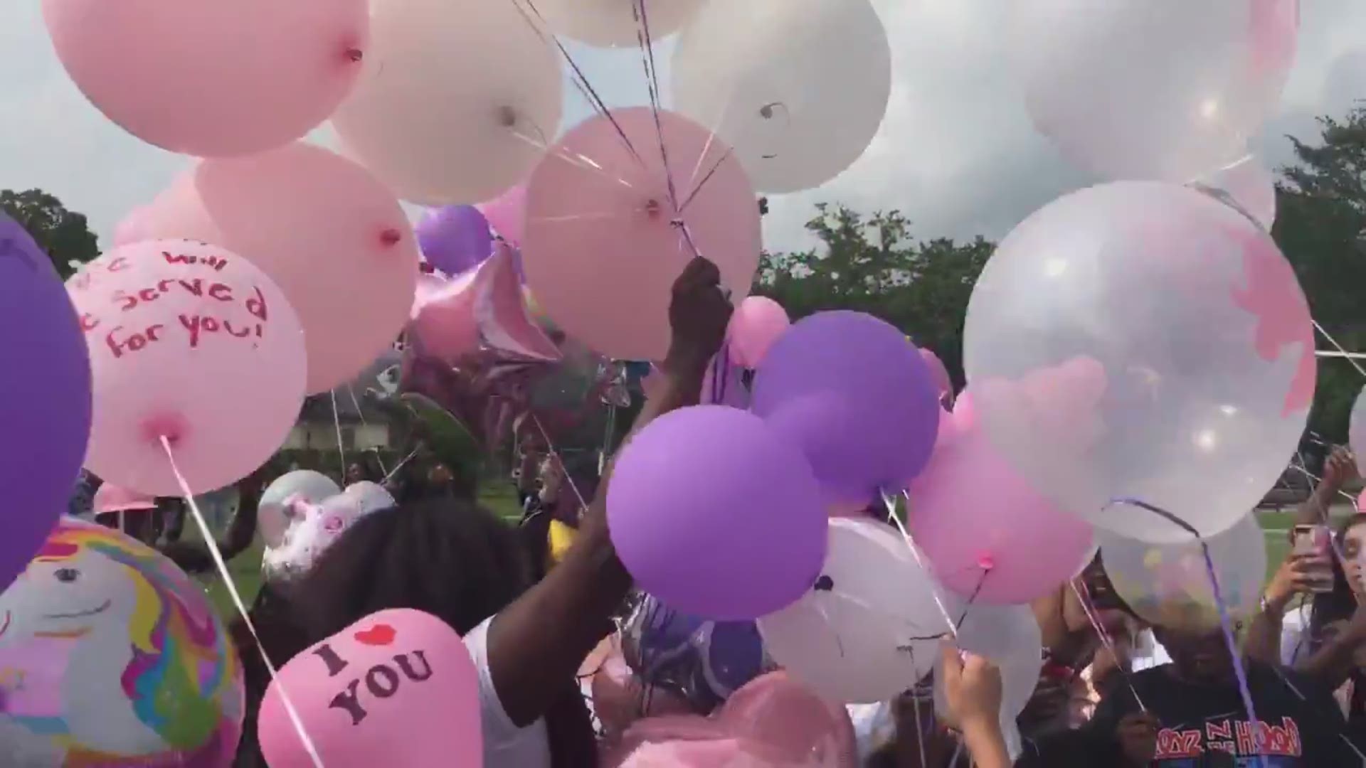 Two weeks since an Amber Alert was issued for 4-year-old Maleah Davis, the community came together for another vigil and balloon release for the little girl that remains missing.