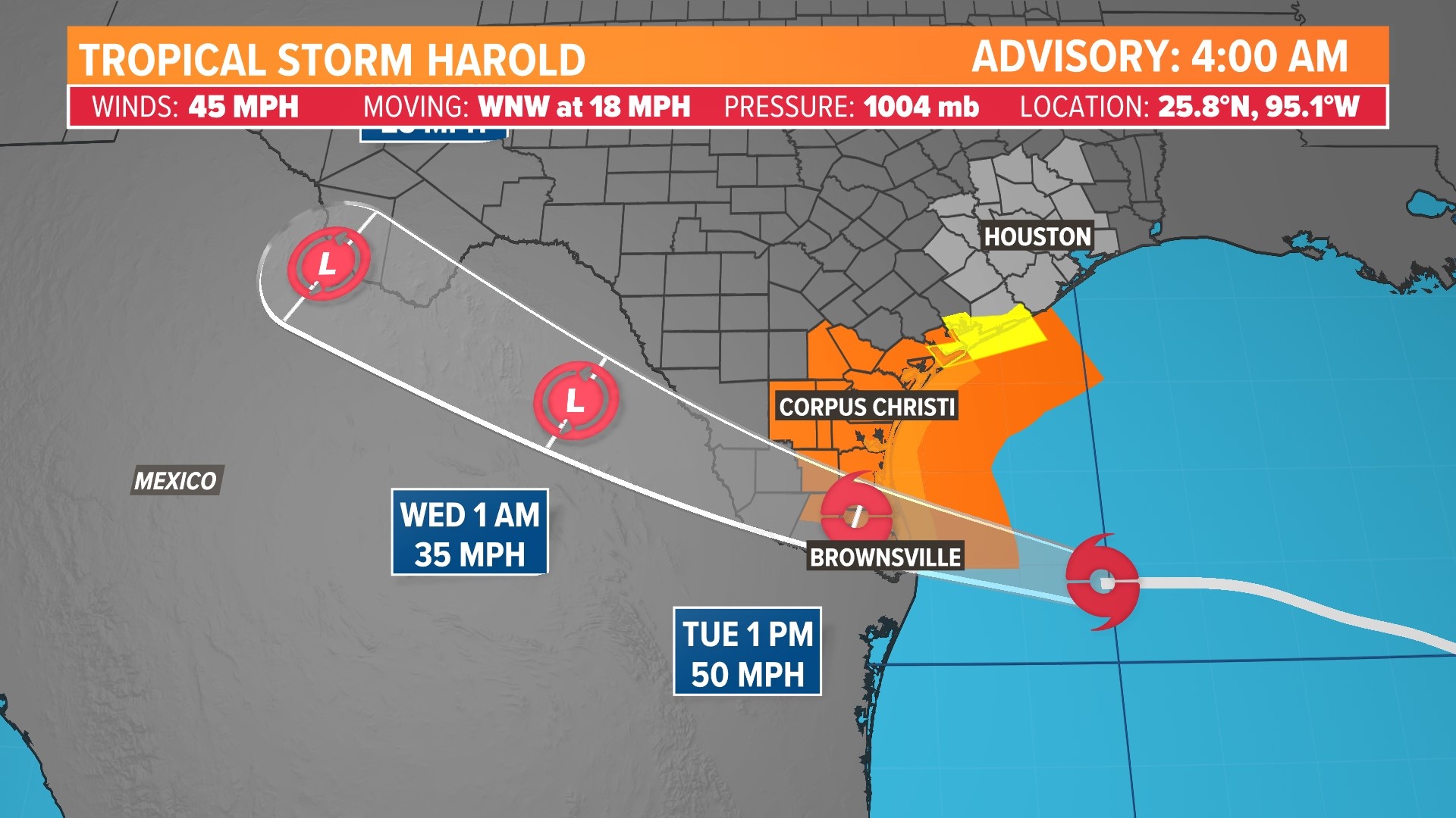 Monitoring the tropics Possible development in the Gulf