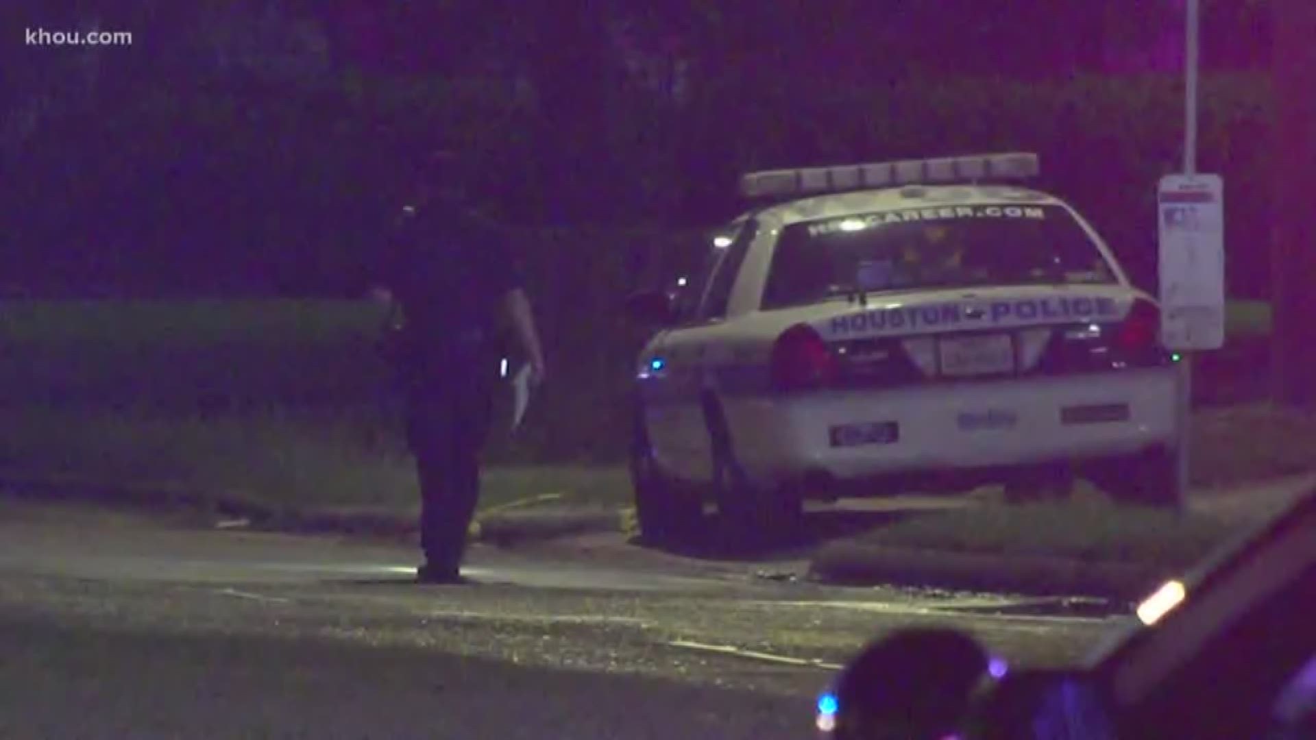 Police are looking for the driver who hit and killed a woman crossing the street in Houston's northside.