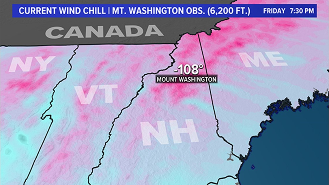 Mount Washington coldest wind chill ever | New Hampshire news