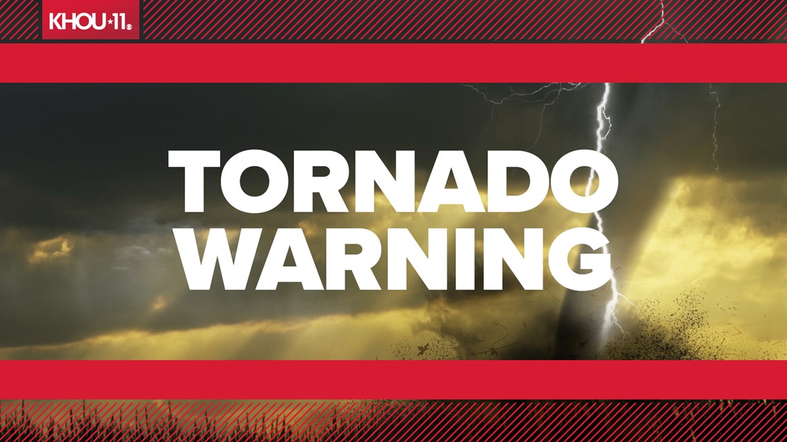 Tornado Warning issued south of Cleveland, Texas until 4:15 p.m.