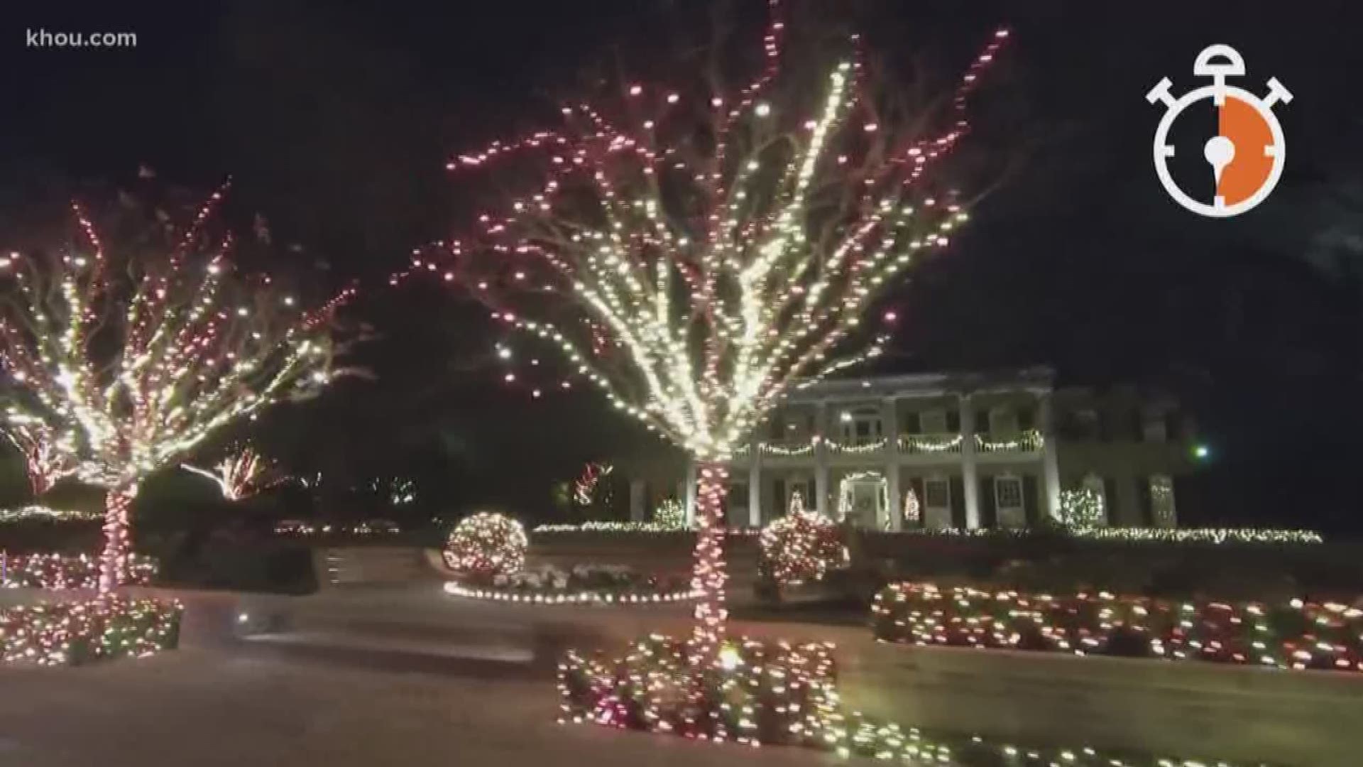 Christmas may be over but the holiday cheer doesn't have to be! There's still time to tour some beautiful Christmas lights. In Wednesday morning's HTown60, our Michelle Choi takes us on a ride through the historic River Oaks neighborhood.