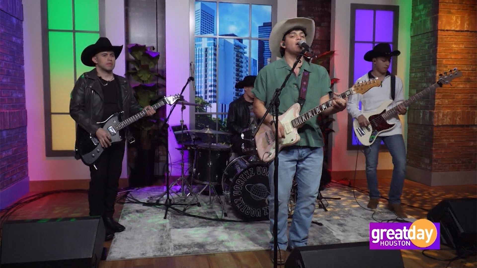 Vortxz performs "Esos Besos" on Great Day Houston.