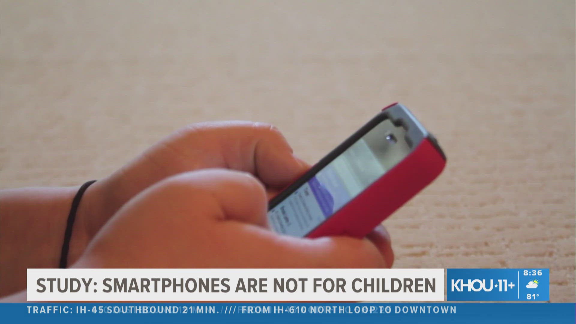 Study: Smartphone use before age 13 linked to mental health struggles ...