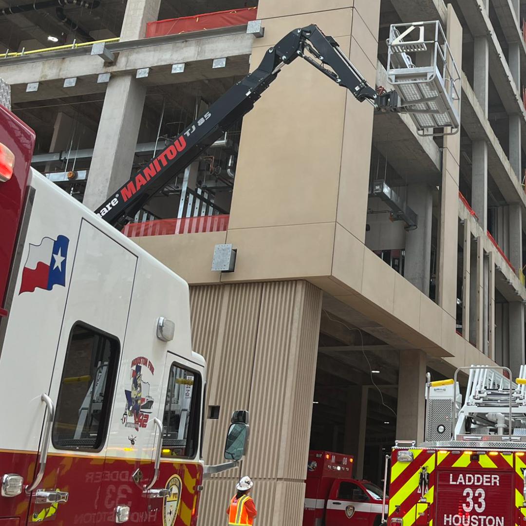 Hfd Rescue 10 Houston rescue team at construction site fall | khou.com