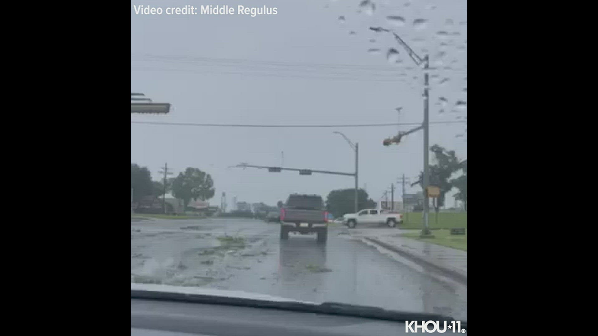 Middle Regulus shared this video with us from Huntsville, showing damage there from Tuesday's storms.