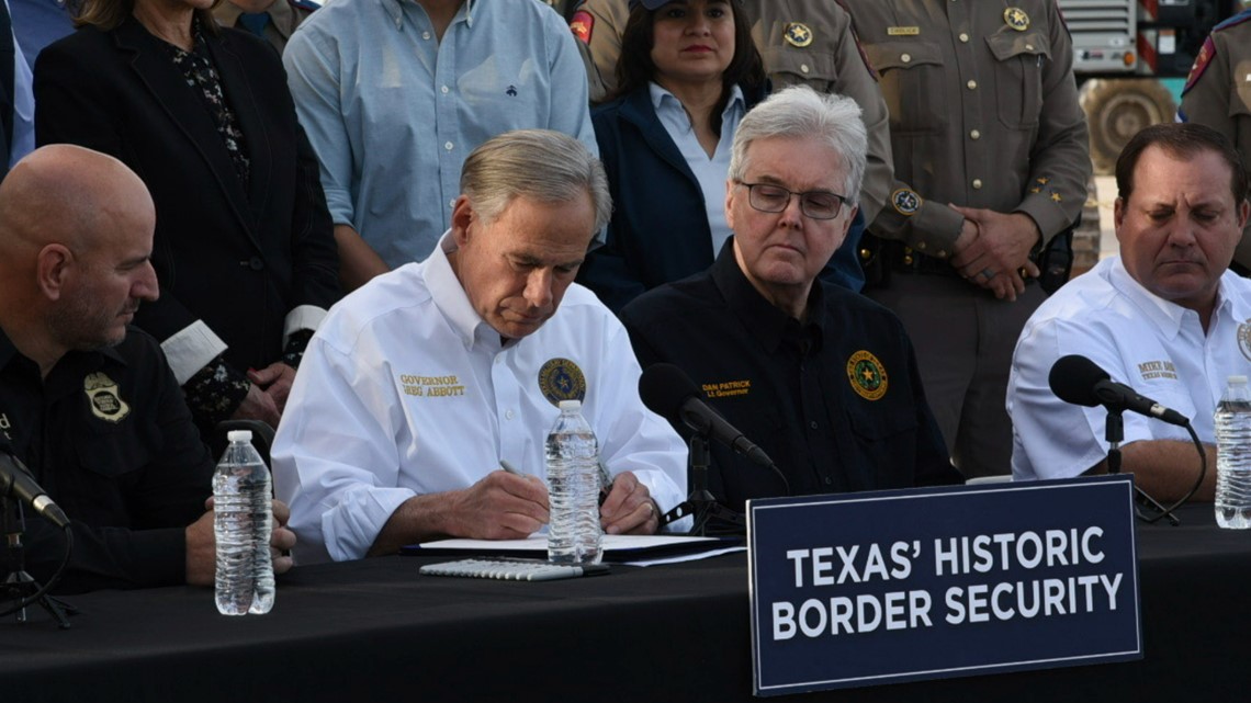 Texas Gov. Greg Abbott signs Senate Bill 4 into law