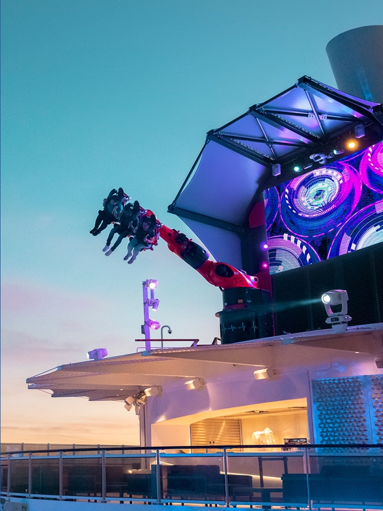 Robotic thrill ride set to launch on MSC Seascape from Galveston | khou.com