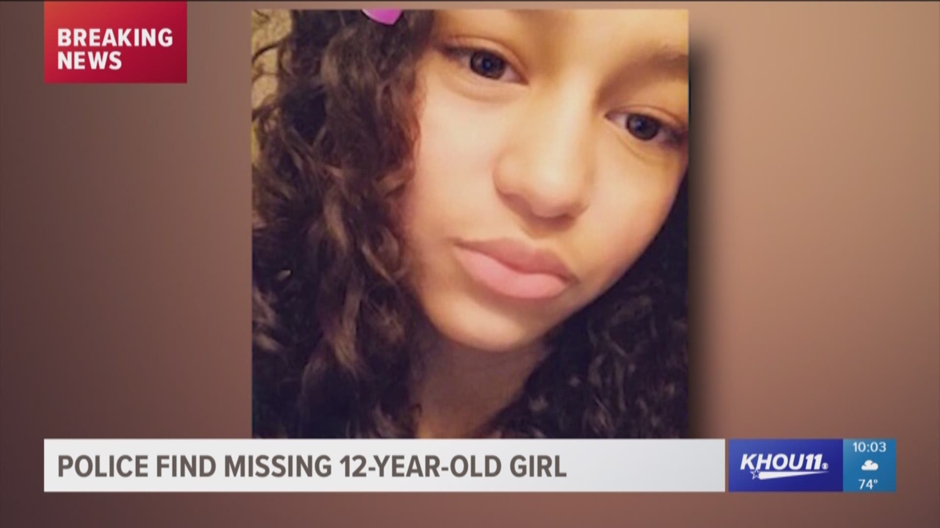 An Ambert Alert for the Houston area is canceled after a missing 12-year-old girl was found in southwest Houston.