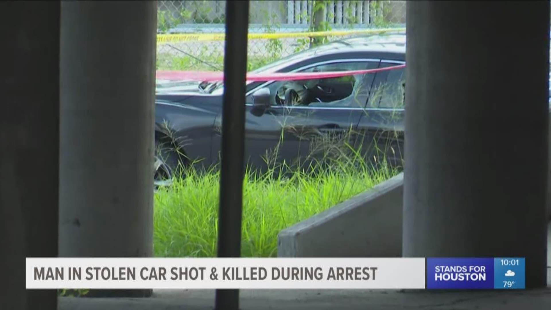 Sheriff Ed Gonzalez says the Mazda car was taken by force from the Humble area. The Sheriff wasn't certain when that crime happened but added it could be part of a crime spree.