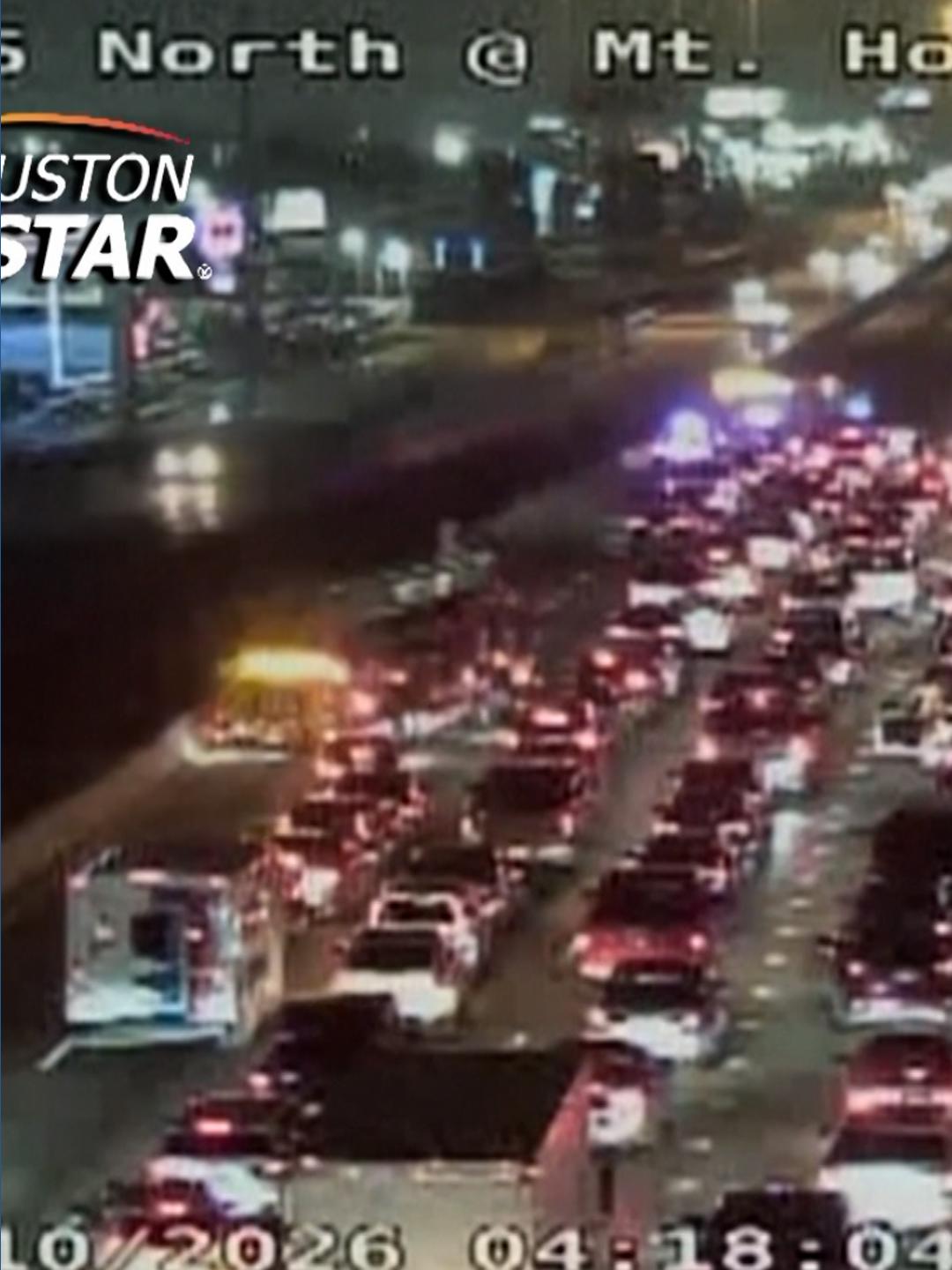 Multi-vehicle crash shuts down North Freeway inbound at SH 249 | khou.com