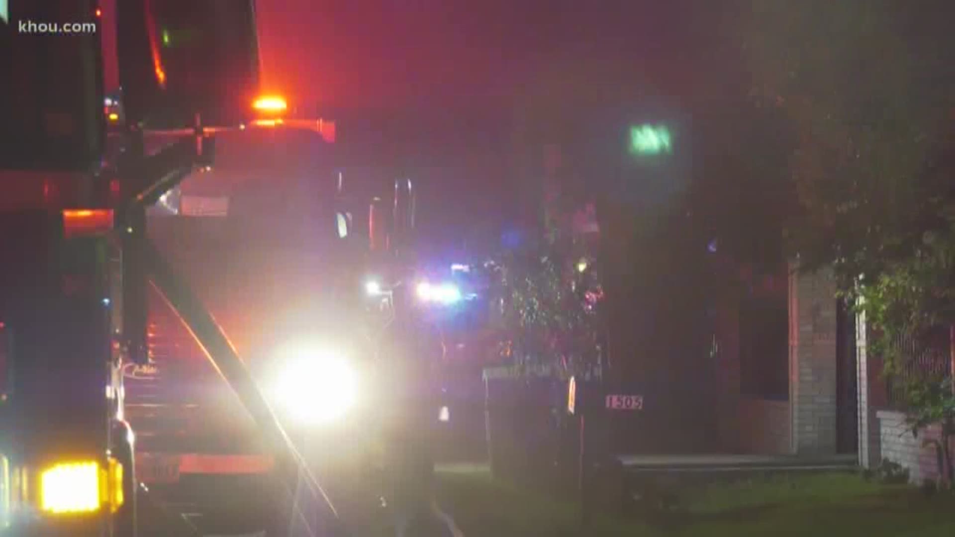 The Harris County Fire Marshal says a woman was killed when her family's mobile home caught fire in the Aldine community early Friday.