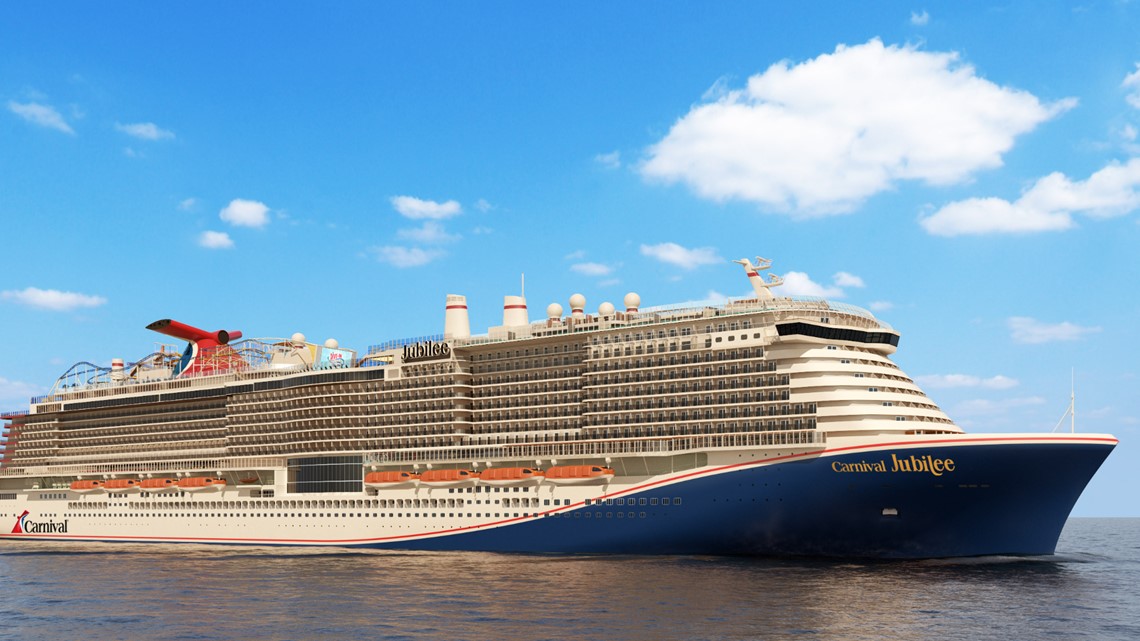 Kapal pesiar Karnaval Baru, Jubilee, datang ke Galveston pada tahun 2023