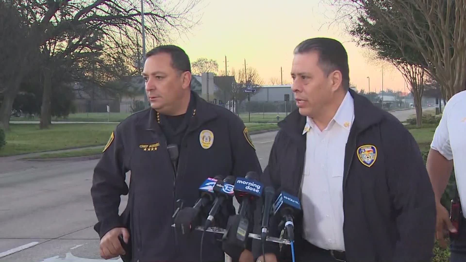 Houston Police Chief Art Acevedo and Houston Fire Chief Sam Pena provide details on the explosion in northwest Houston felt by thousands.