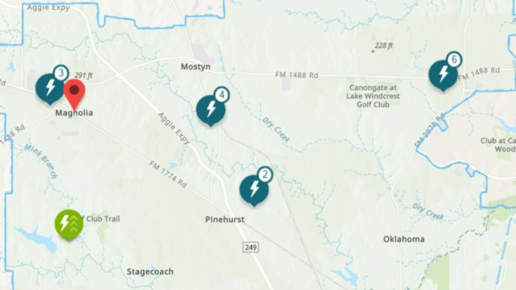 Major Magnolia-area power outage tied to transmission line issue ...