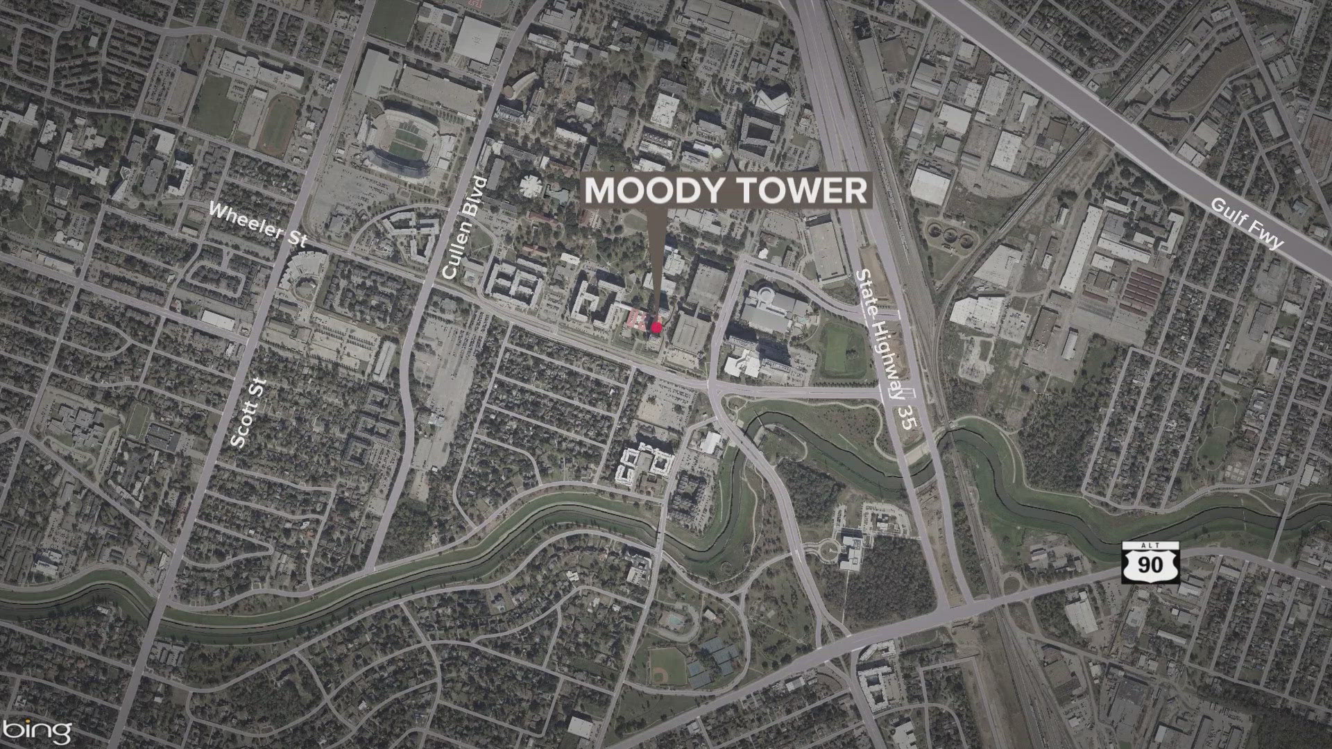 Police said it happened at Moody Towers. At this point, there's not a description of the suspects.