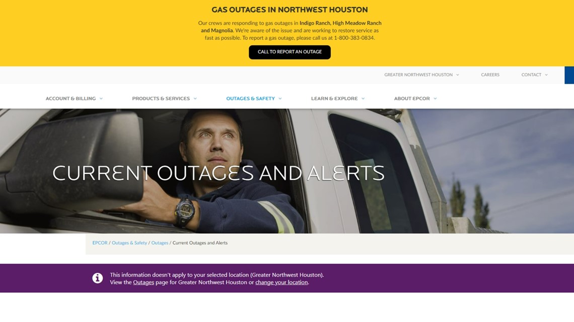 Natural gas outage reported in Magnolia, Texas - Vimarsana News