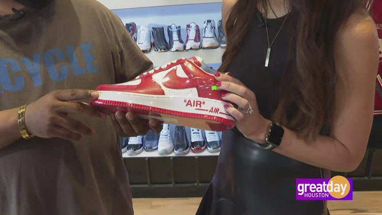 Local sneaker, Agenda Houston, store laces up for the Final Four with a $10,000 pair of shoes