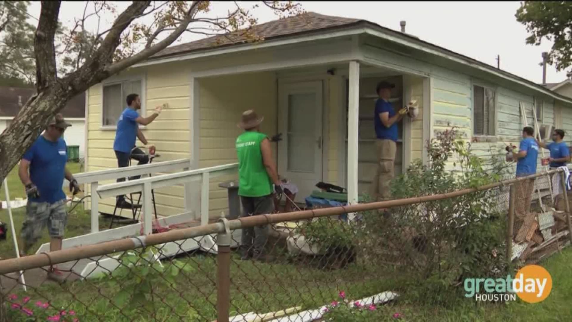 For thirty six years rebuilding together Houston repairs homes in need at no cost.  It takes an army of volunteers to make these houses a home again.  Great Day's Cristina Kooker visited a home in need to hear how we can all help.