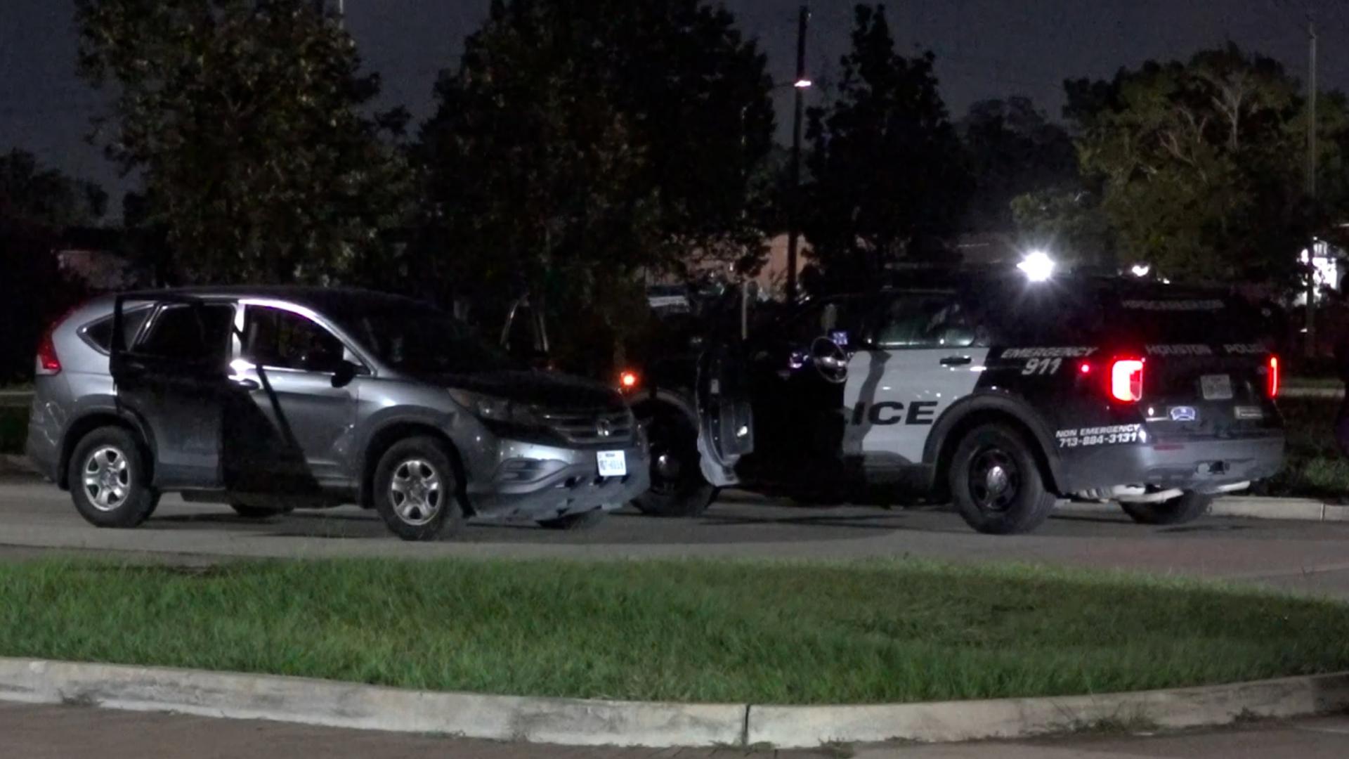 ​Witnesses told police two trucks sped into the parking lot and exchanged gunfire before taking off.