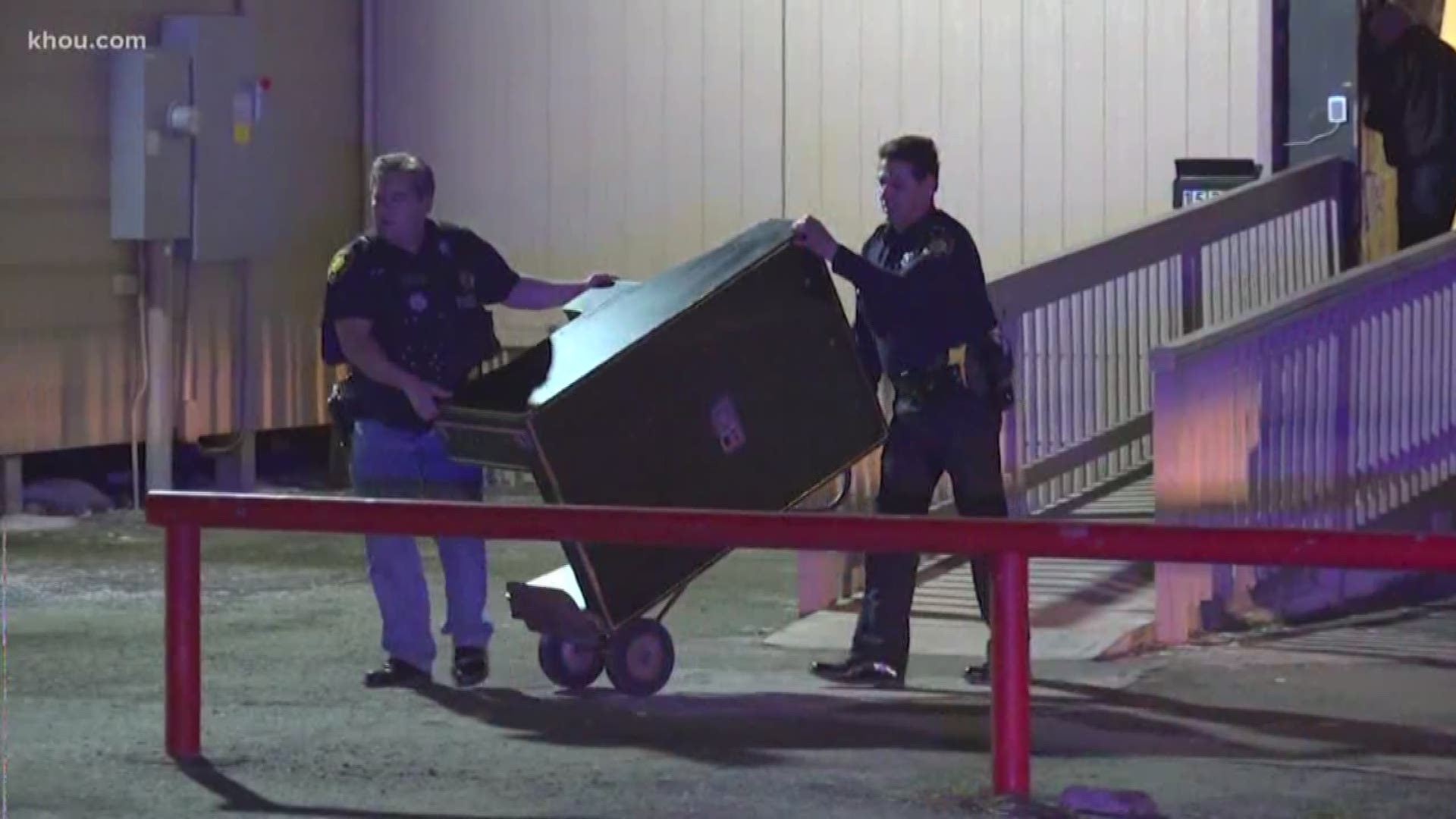 Authorities raided an illegal game room while people were inside gambling overnight.