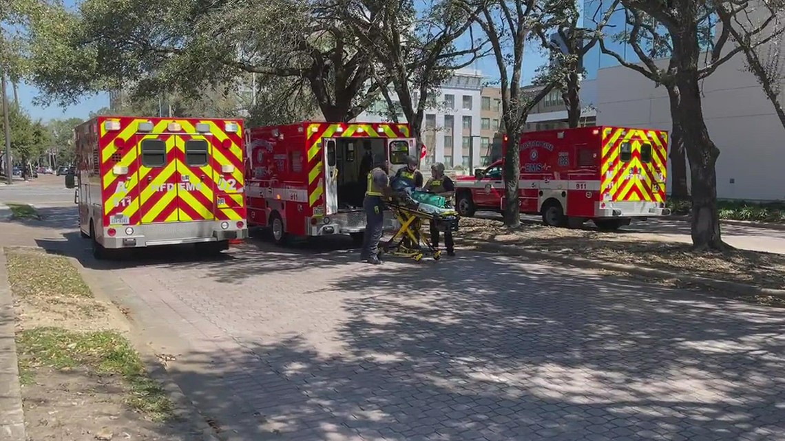 Raw Active shooter reported in Greenway Plaza area