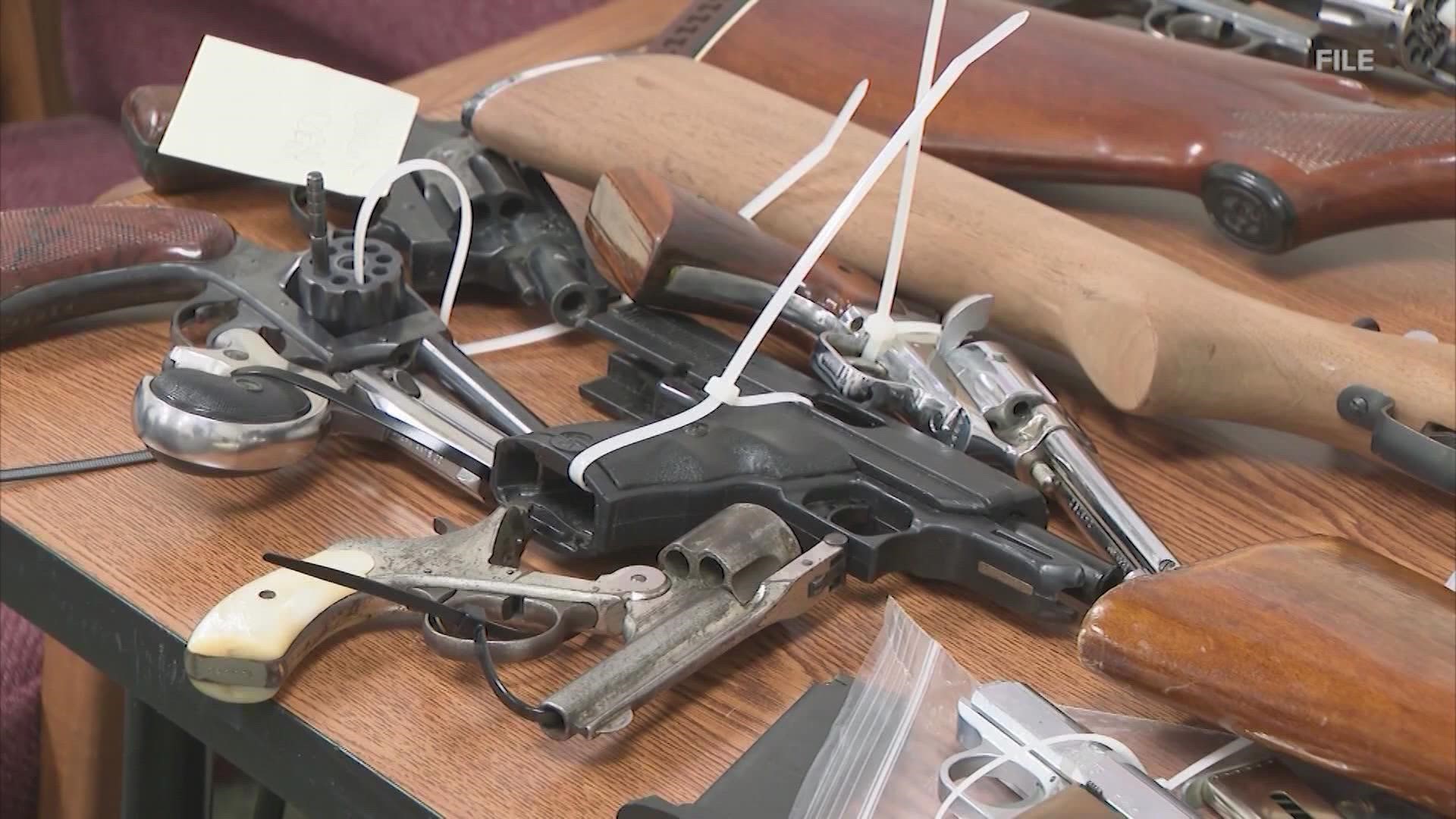 The agency reports nearly 4,000 guns have been stolen from vehicles in Houston over the last year.