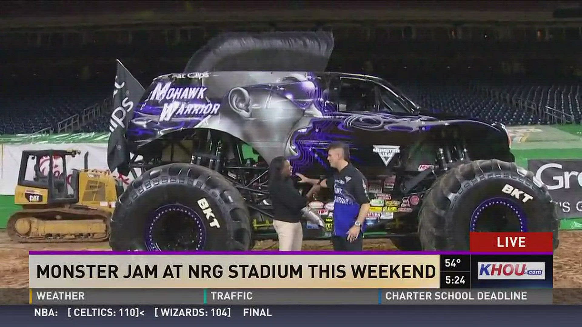 A preview of what's to come at Monster Jam at NRG Stadium this weekend.