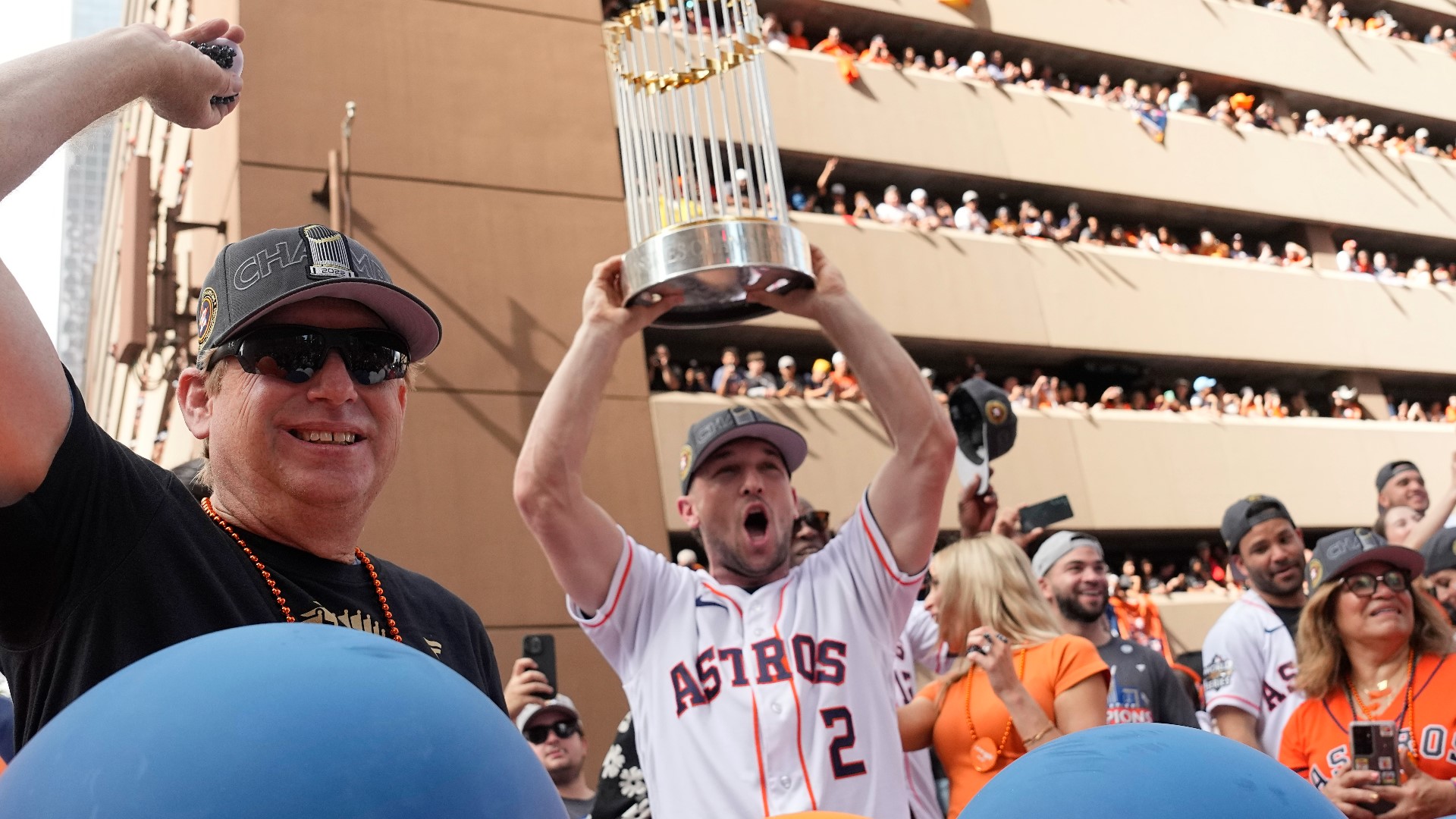 It was a day of celebration for the Houston Astros and their fans following their World Series win over Philadelphia.