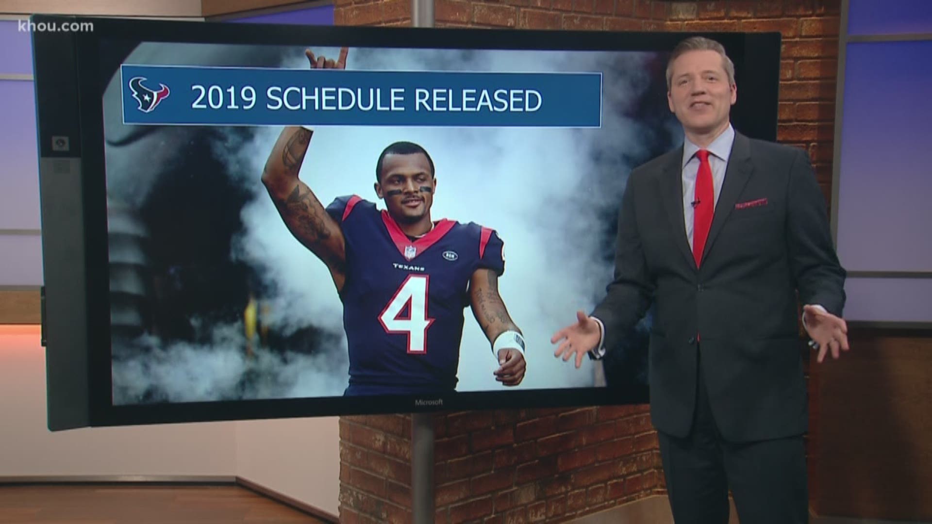 The NFL just dropped its 2019 regular season schedule. So which Texans game are fans most excited about?