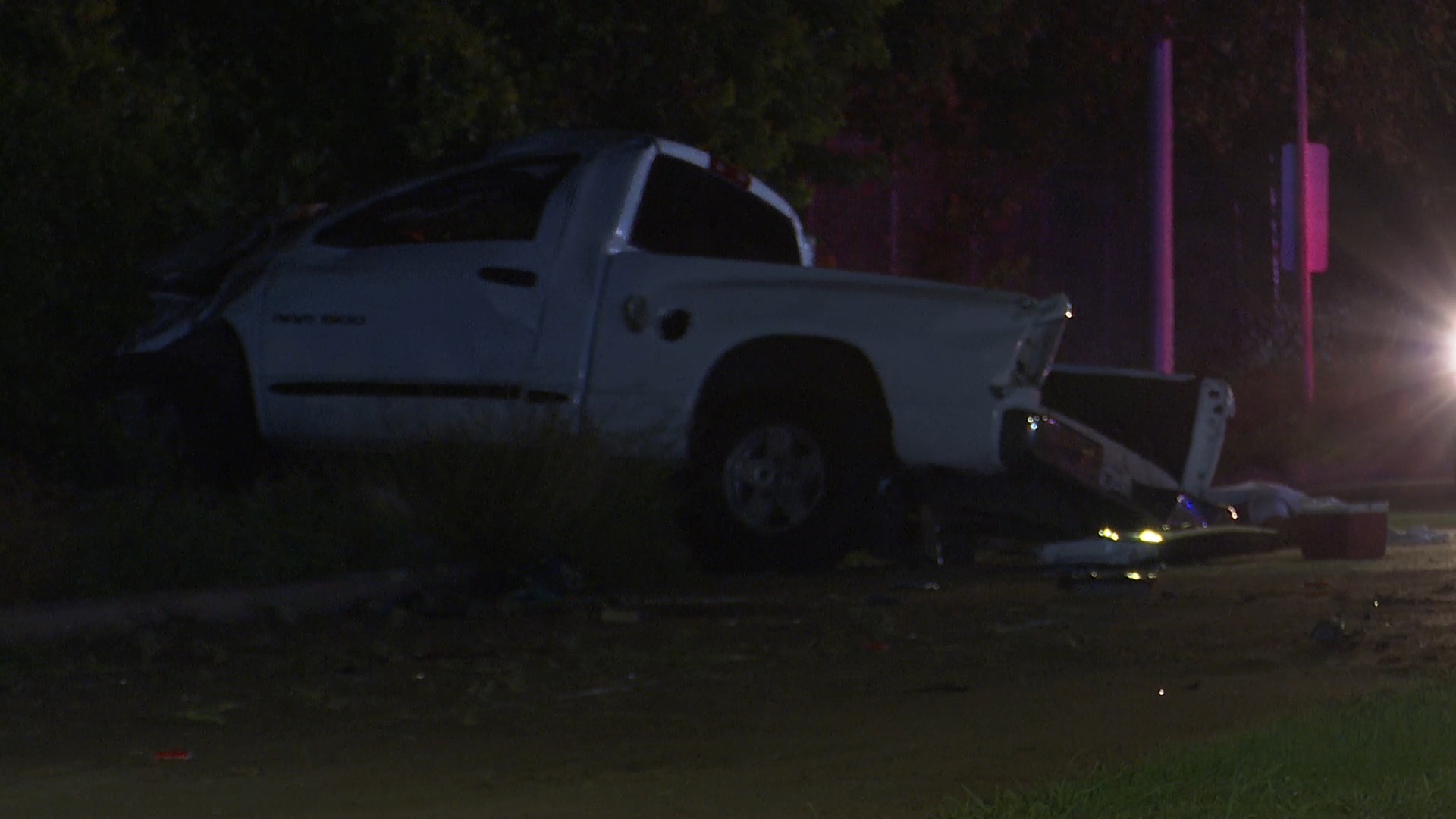 A man died and a woman was hospitalized after a high-speed rollover crash in northwest Houston Sunday night, according to the Houston Police Department.