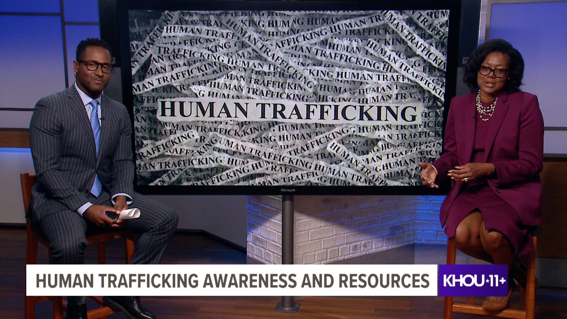 In this KHOU 11+ special, Trason Bragg spoke with a woman who is devoting her life to helping victims of trafficking.