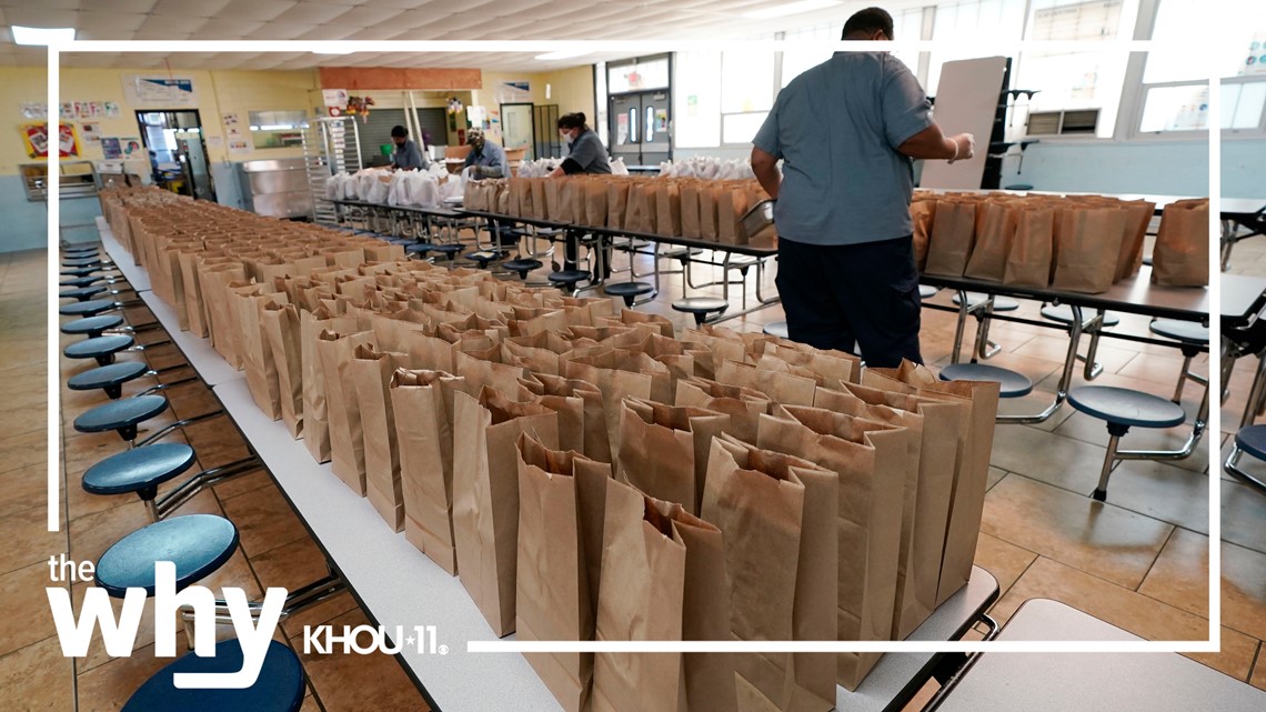 Why the end of free summer lunches for school children will not affect Houston families as much?