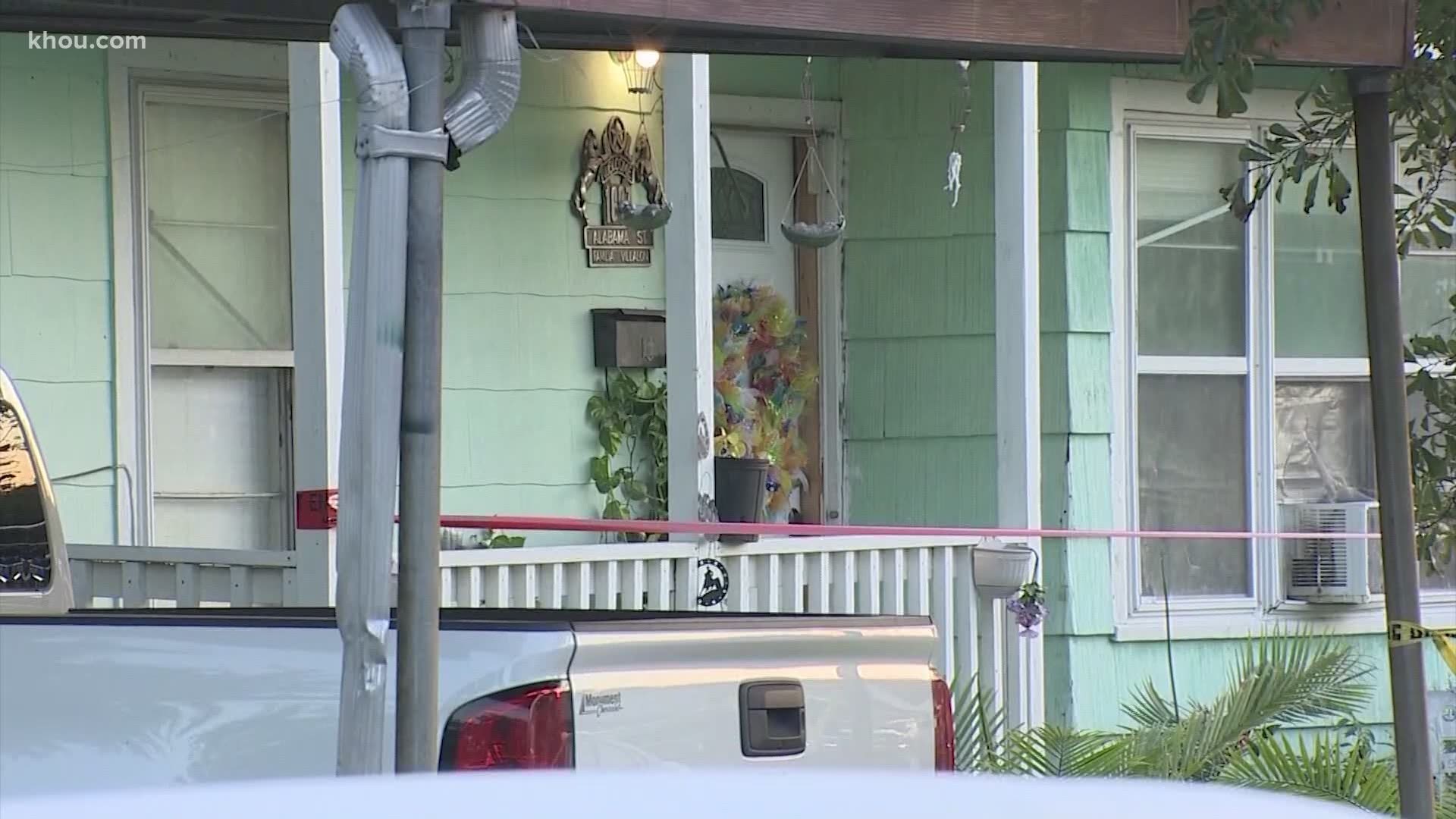 Authorities have detained two persons of interests in the murder of a Baytown woman killed while her two children were being confronted by home invaders.
