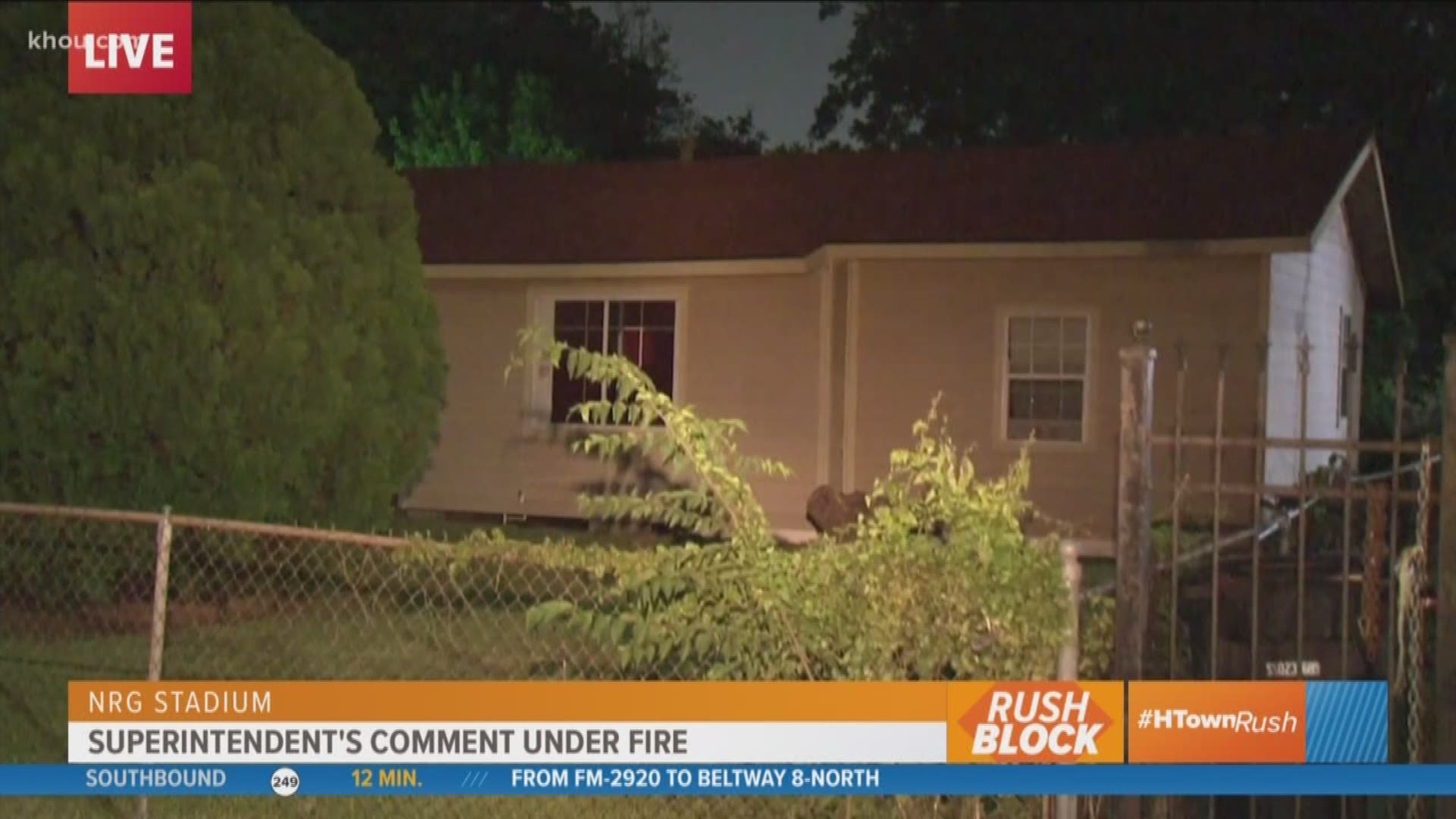 KHOU 11's Brandi Smith reports on the search for an attacker in north Houston. The victim was stabbed in the chest.