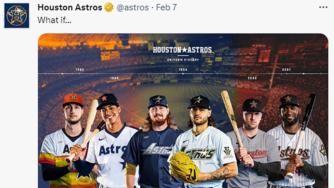 Houston Astros on X: Let's celebrate Go Astros Day with a giveaway 👀  Retweet to have a chance at snagging a $50 #Astros Team Store gift card to  get some new swag. #