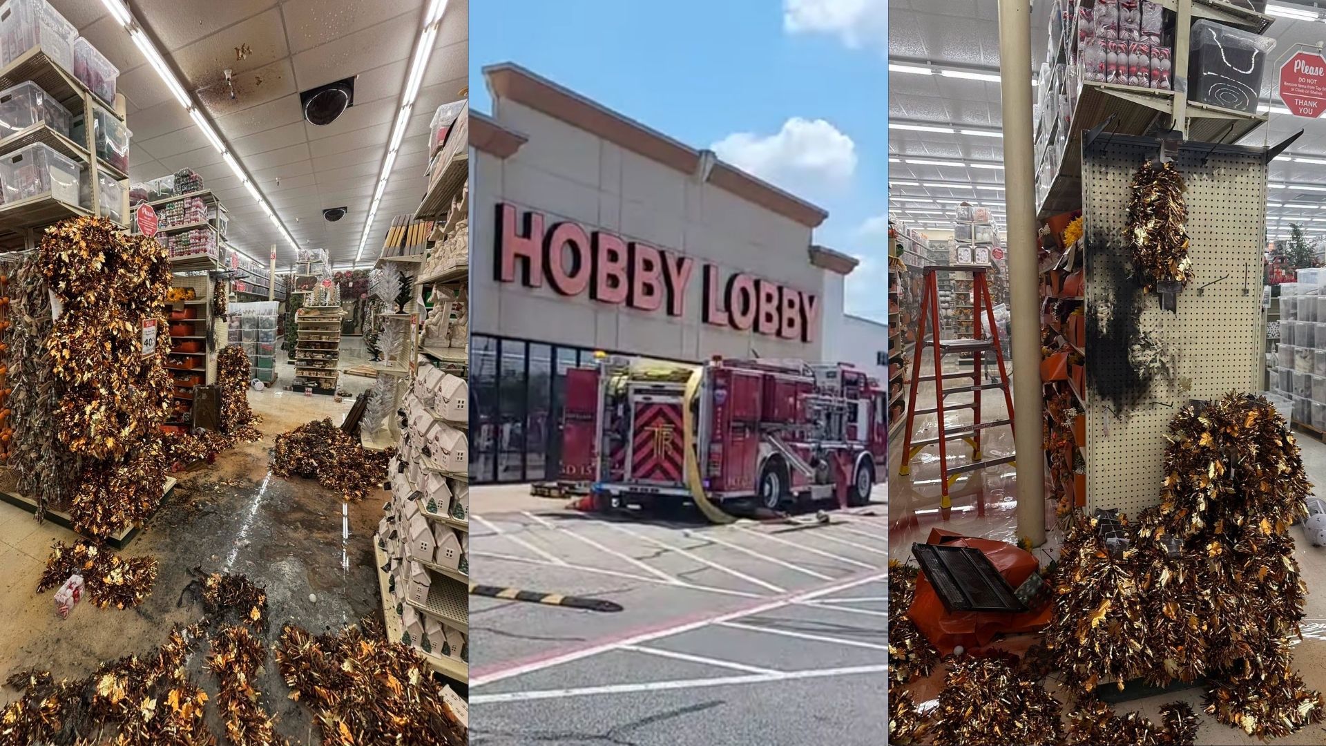 Arson investigation underway after fire at Tomball Hobby Lobby, police say