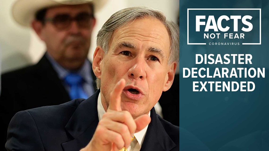 Abbott extends Texas disaster declaration Here's what that means