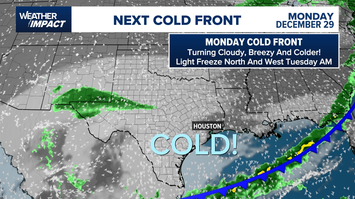 Major weather changes are just a couple days away, says KHOU 11 Chief Meteorologist David Paul
