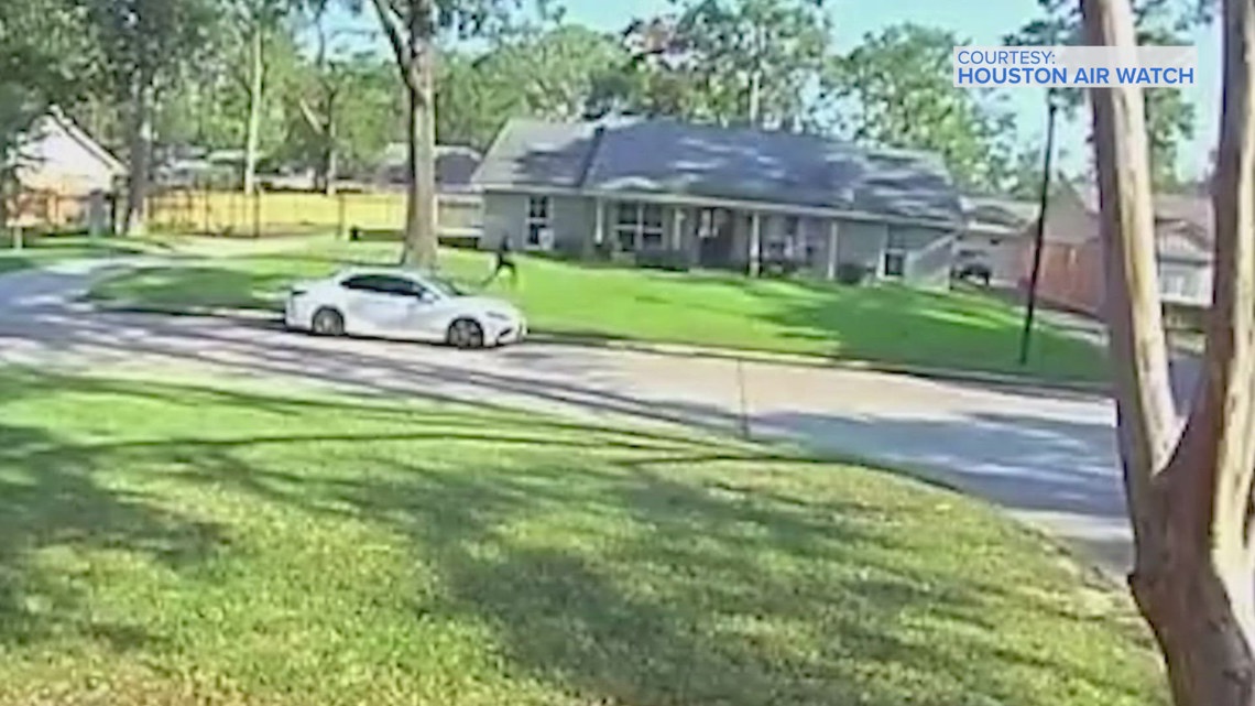 Surveillance videos shows home invasion that led to shooting of Houston police officer