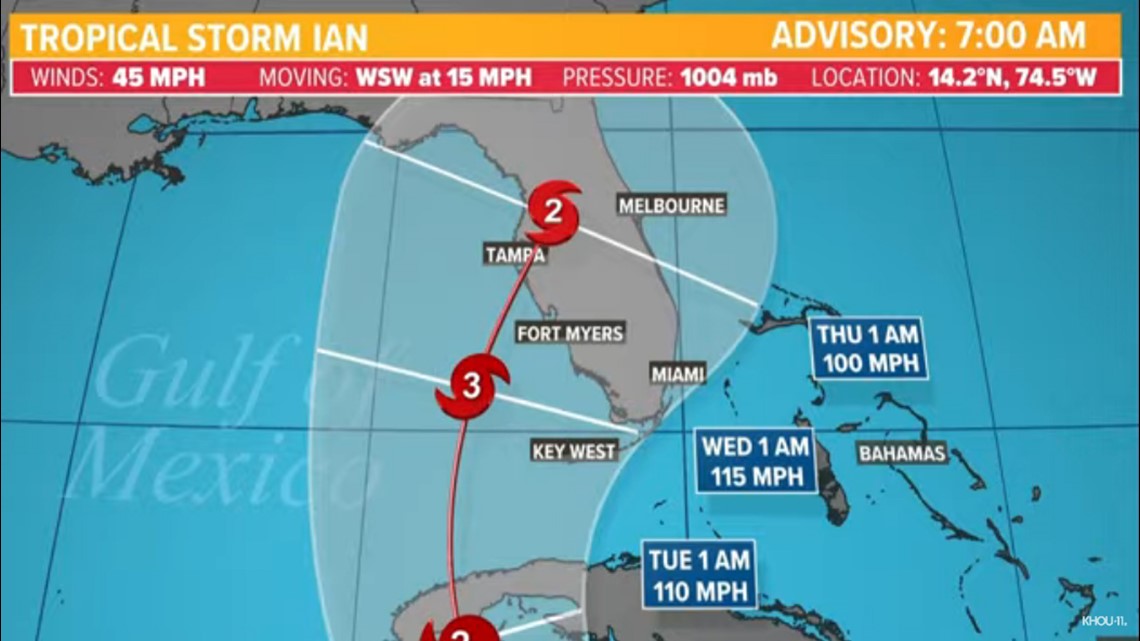 Tropical update: Tropical Storm Ian forms, Fiona hits Canada | khou.com