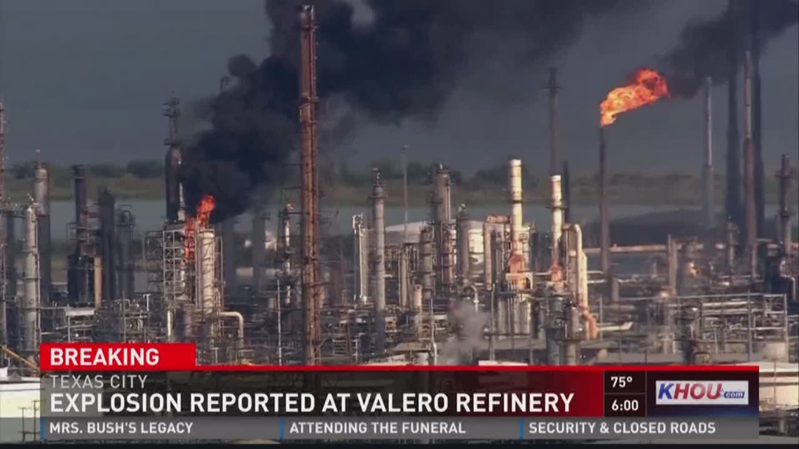 Explosion at Valero refinery in Texas City  khou.com